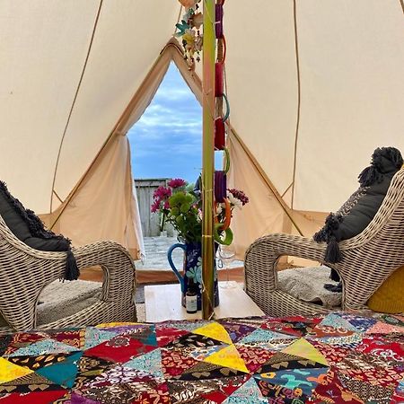 Coastal Stay Bell Tent Porthgain Buitenkant foto