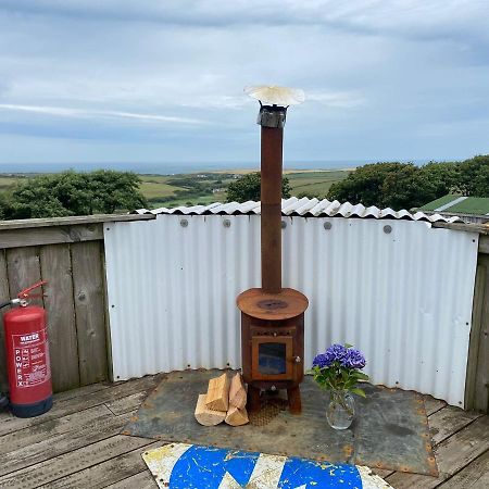 Coastal Stay Bell Tent Porthgain Buitenkant foto