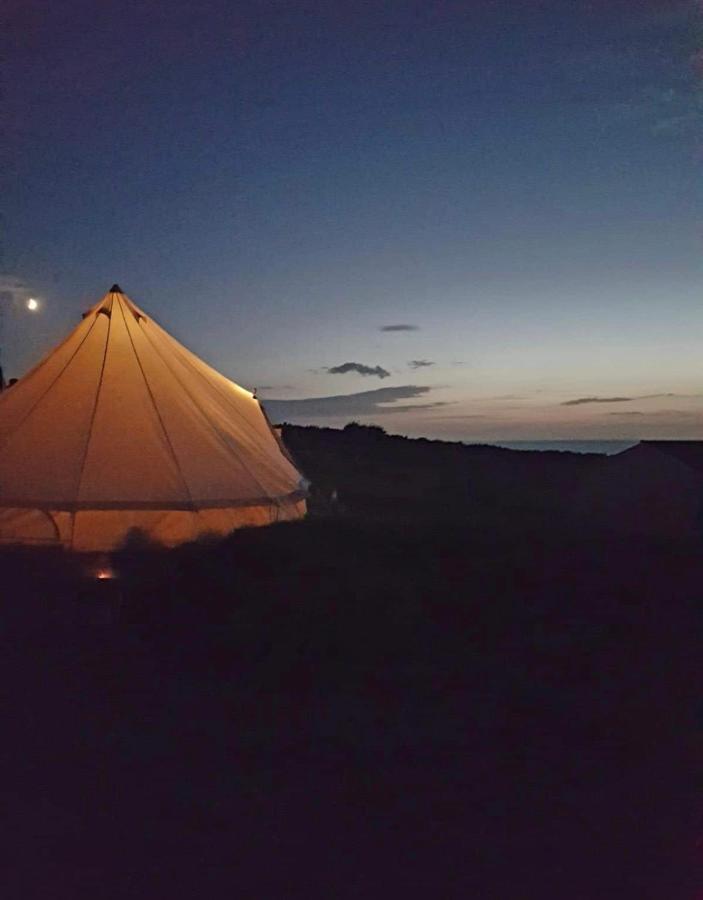 Coastal Stay Bell Tent Porthgain Buitenkant foto